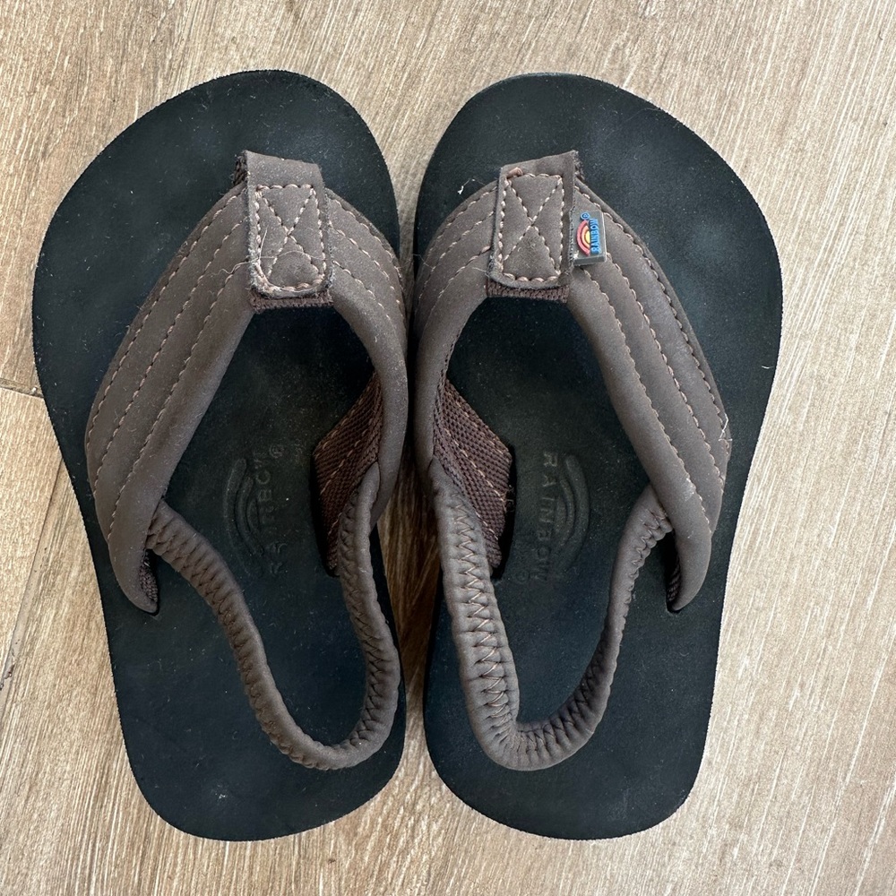 Rainbow Toddler Flip Flops